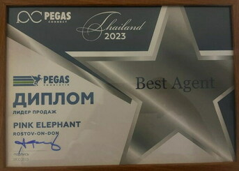 И снова лучшие! Награда от туроператора PEGAS!